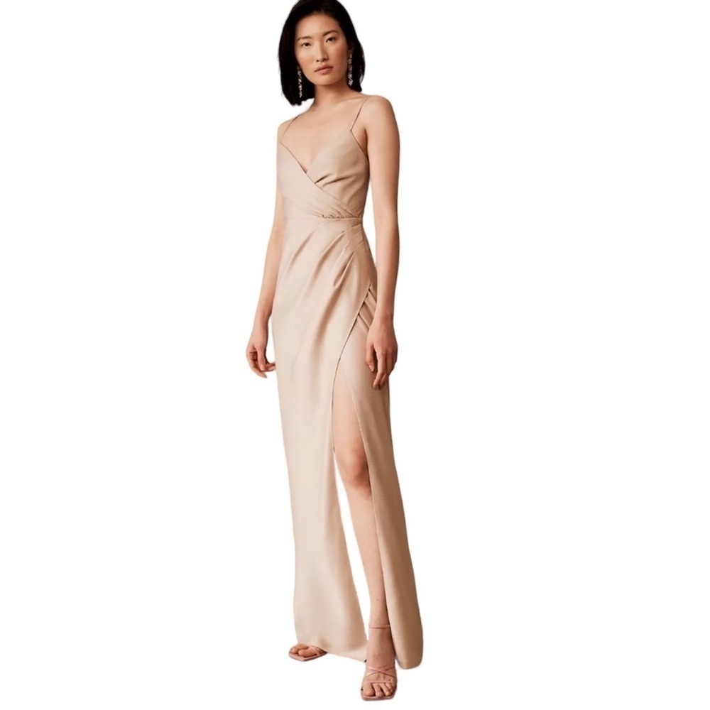BHLDN - NWT Freya Satin Charmeuse Formal Bridesmaid Maxi Dress Sz 4